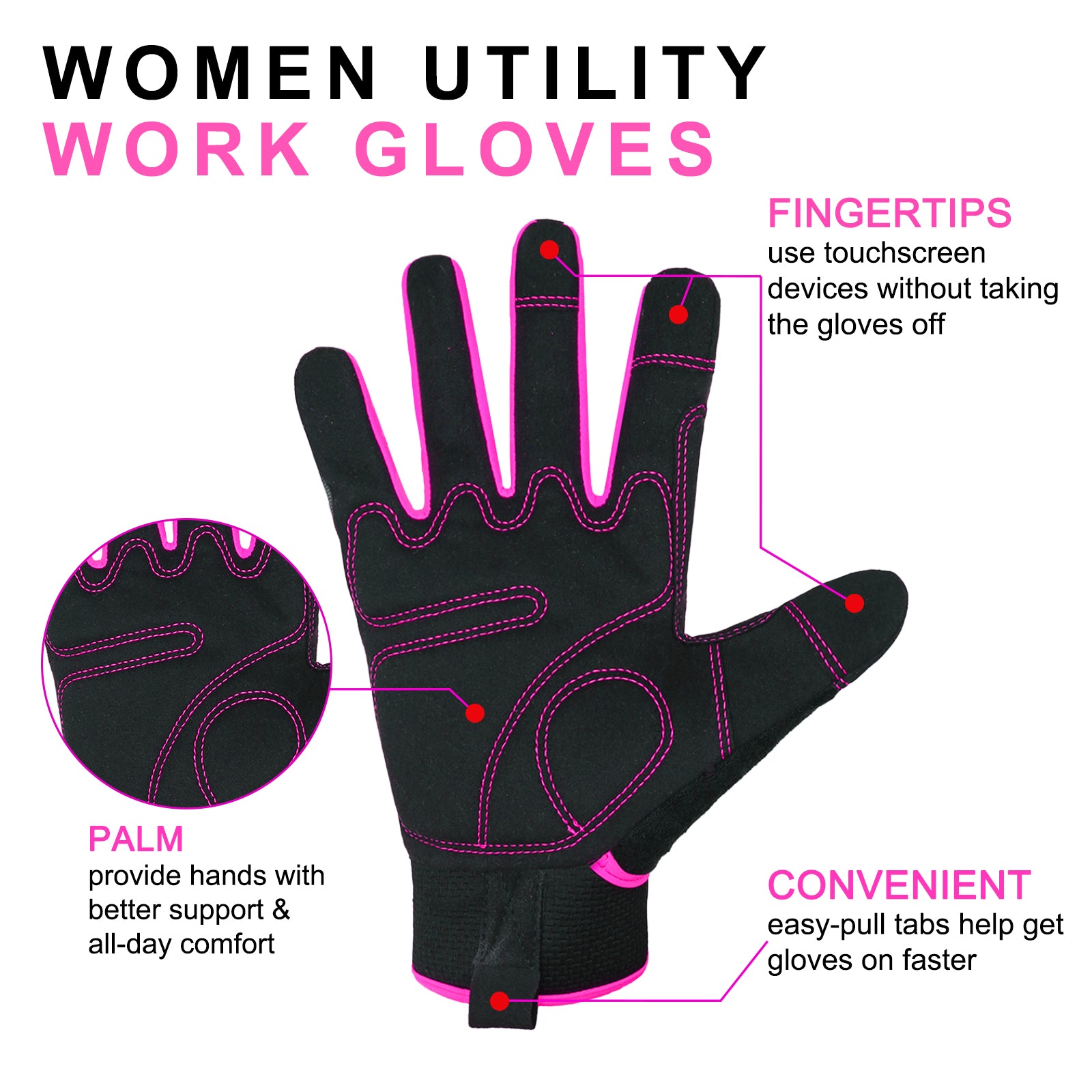 FINKO Thick Working Gloves